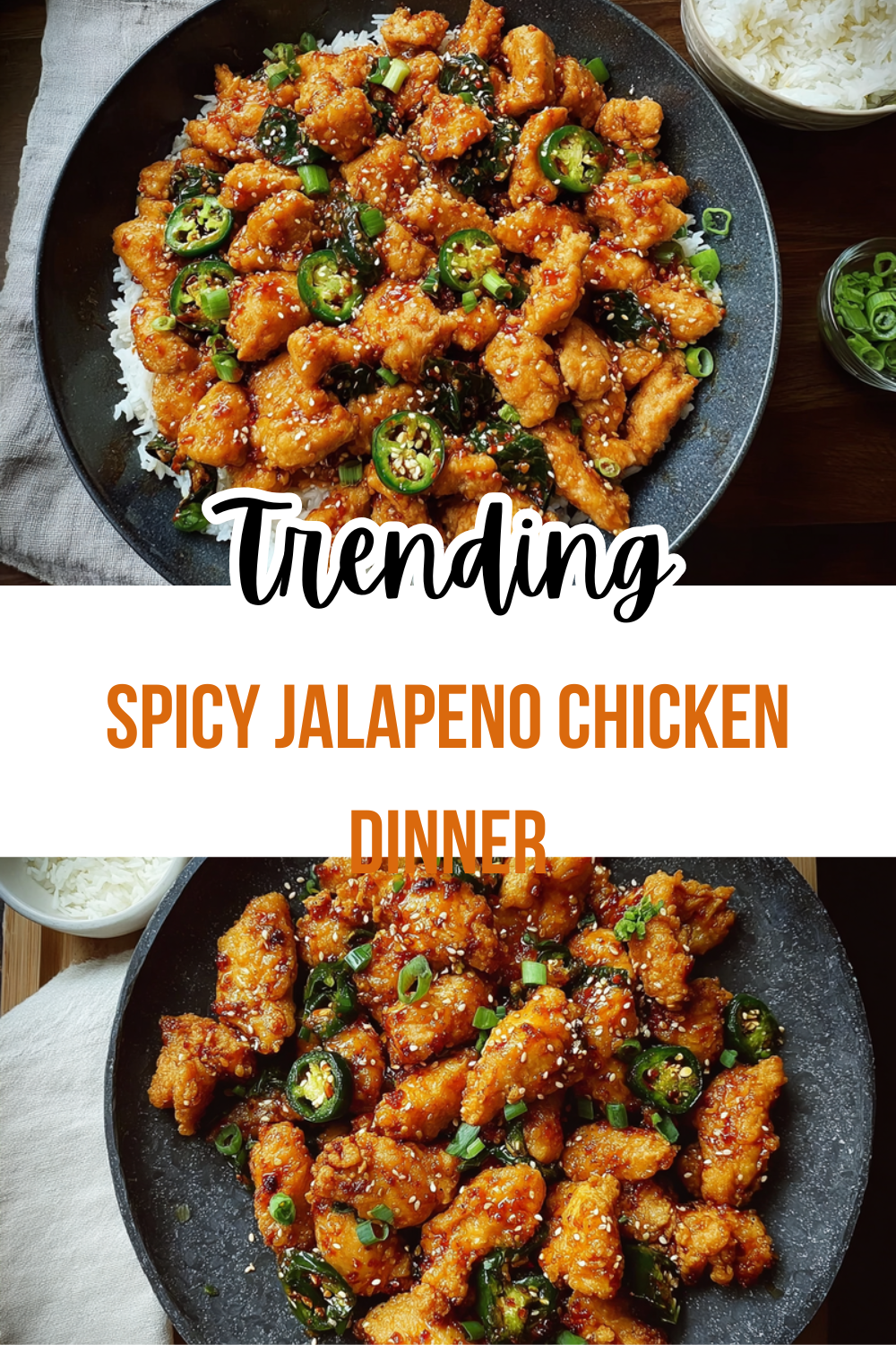 Spicy Jalapeno Chicken Dinner