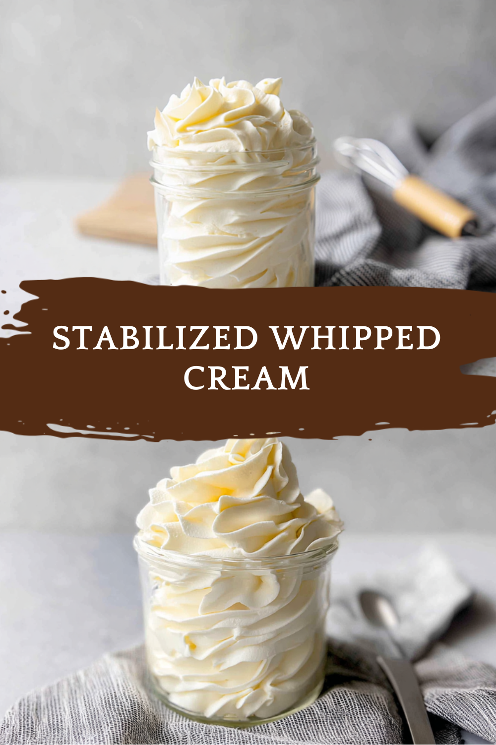 Stabilized Whipped Cream