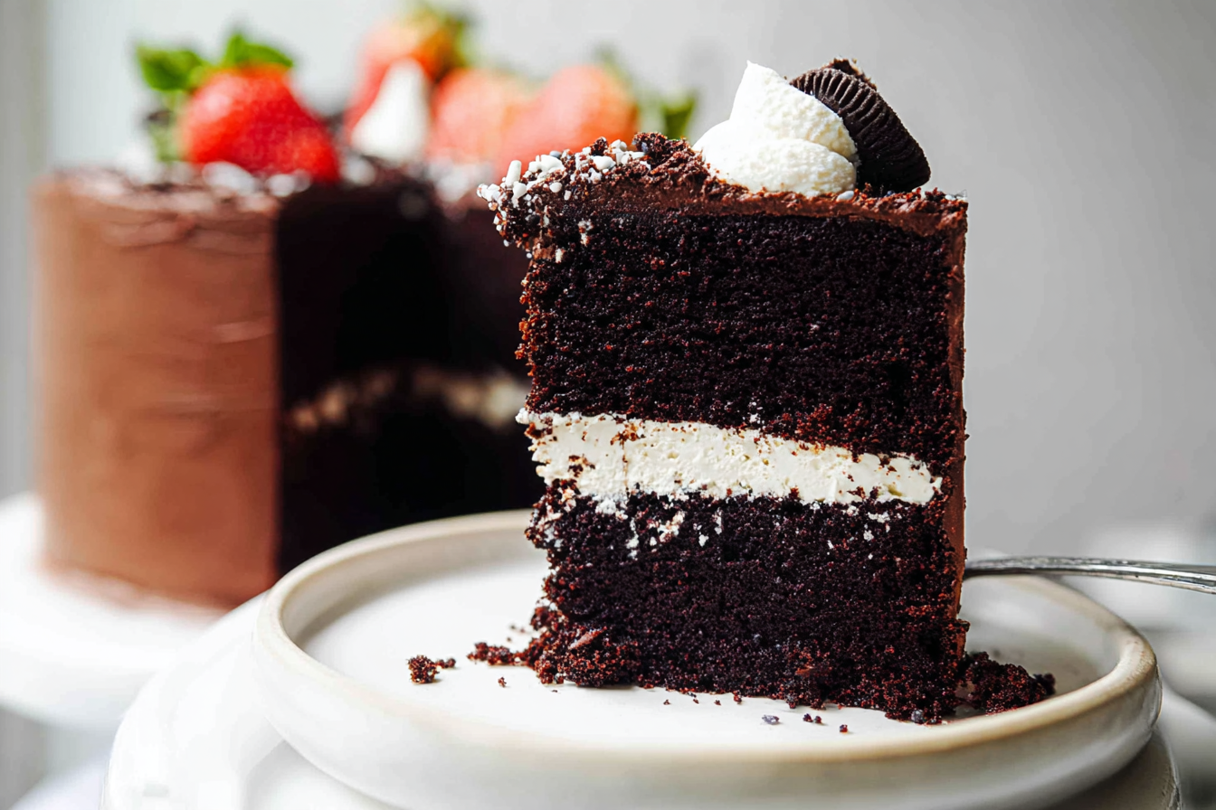 Tuxedo Cake Recipe Copycat For A Decadent Layered Dessert 6 Tuxedo Cake