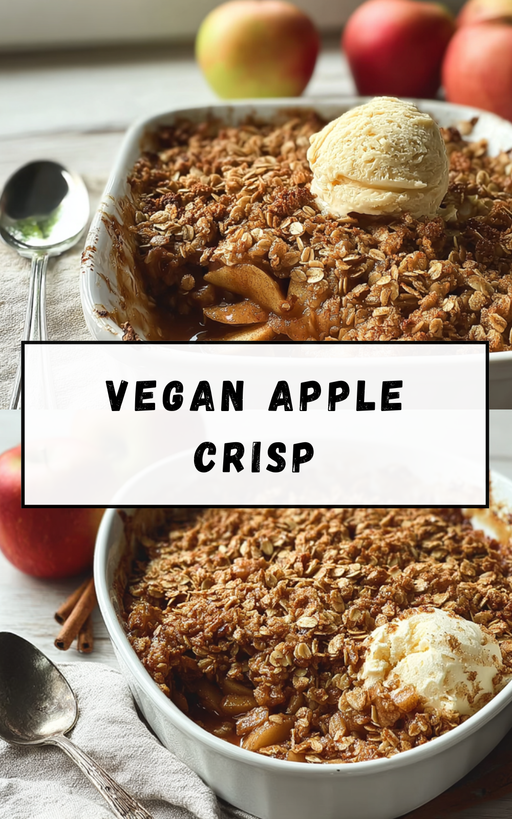 Vegan Apple Crisp Recipe With Warm Spices And Crunchy Topping 7 Vegan Apple Crisp