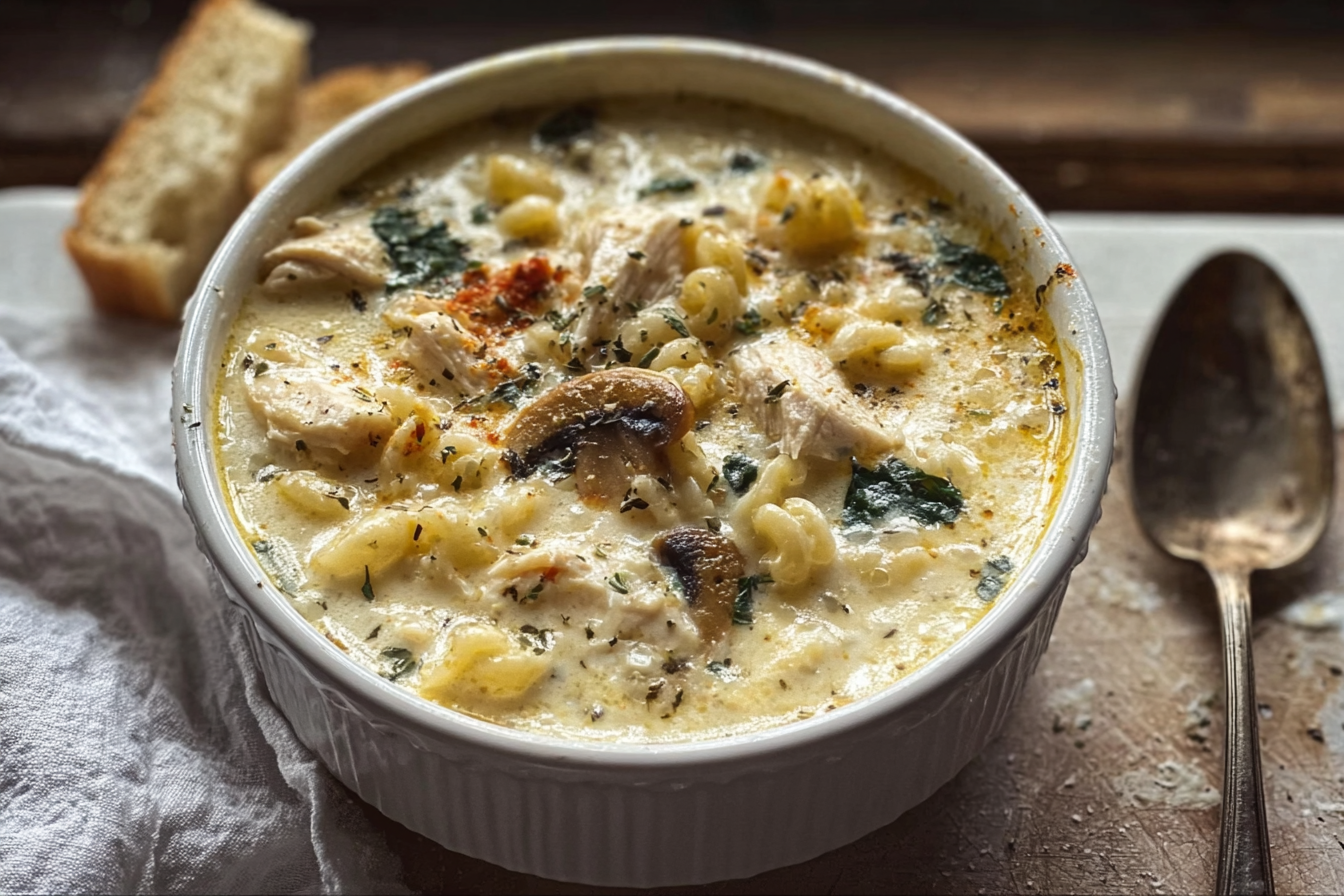 White Lasagna Soup Recipe With Creamy Cheese And Italian Sausage 6 White Chicken Lasagna Soup