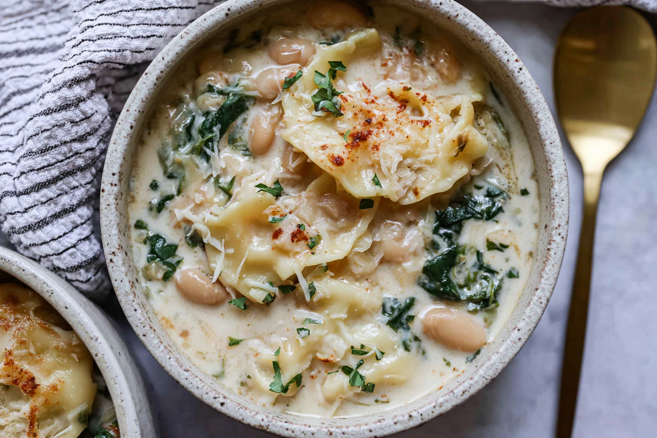 White Lasagna Soup
