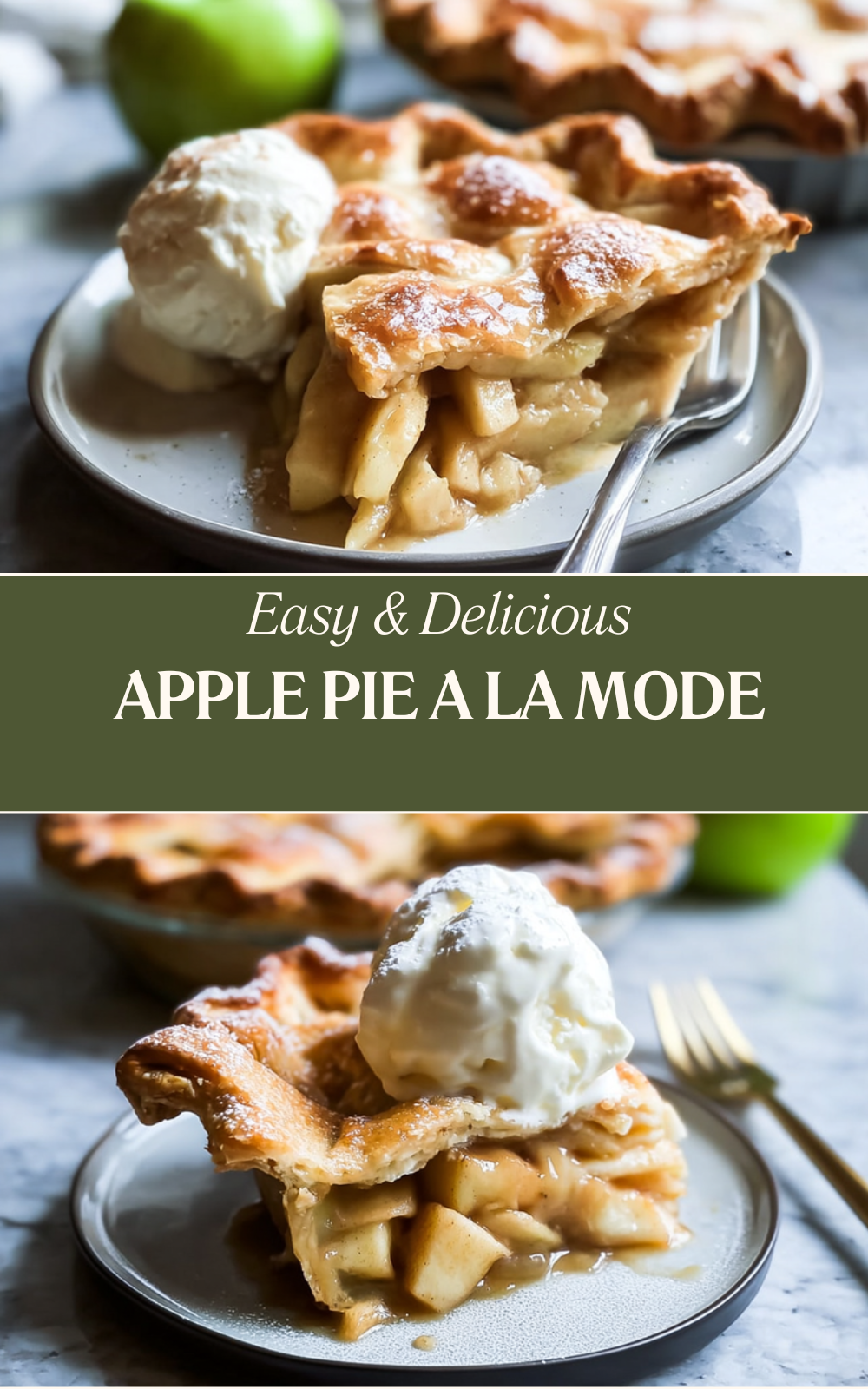 Apple Pie With Ice Cream Recipe For A Classic Dessert 7 Apple Pie A La Mode