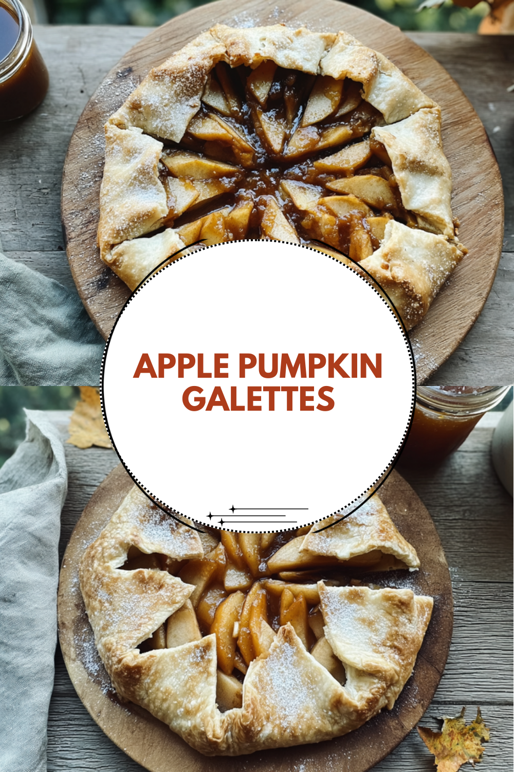 Pumpkin And Apple Pie Galette Recipe Easy To Make At Home 4 Apple Pumpkin Galettes