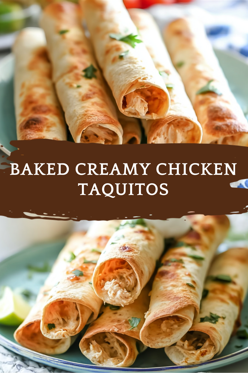 Baked Creamy Chicken Taquitos Recipe With Cheesy Flavor 7 Baked Creamy Chicken Taquitos