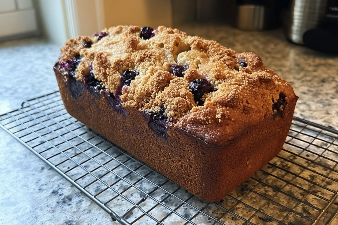 Blueberry Banana Bread Recipe With Fresh Fruit And Simple Ingredients 6 Banana Blueberry Loaf