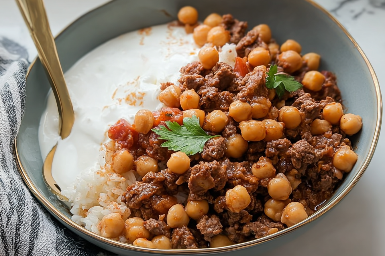 Moroccan Beef And Chickpeas Soup With Spices And Herbs 6 Beef And Chickpeas
