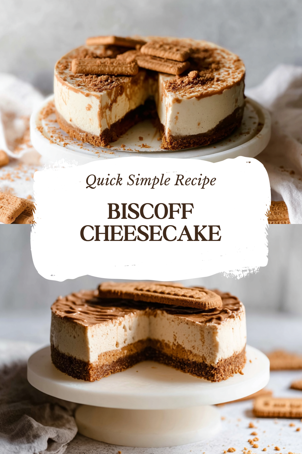 Biscoff Cheesecake Made With 5 Simple Ingredients 7 Biscoff Cheesecake