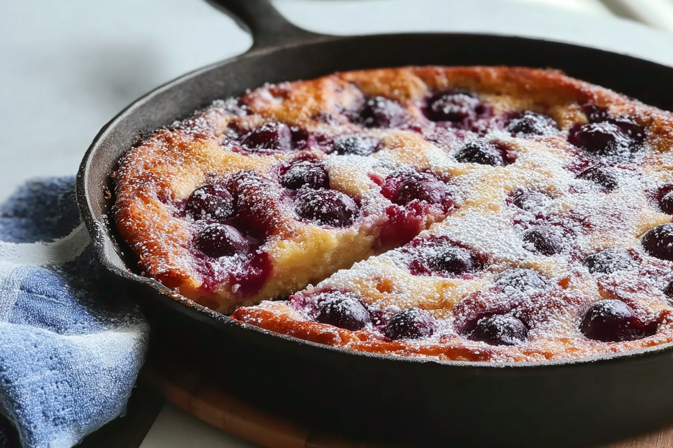 Cherry Clafoutis Recipe With Fresh Cherries And Simple Ingredients 6 Cherry Clafoutis