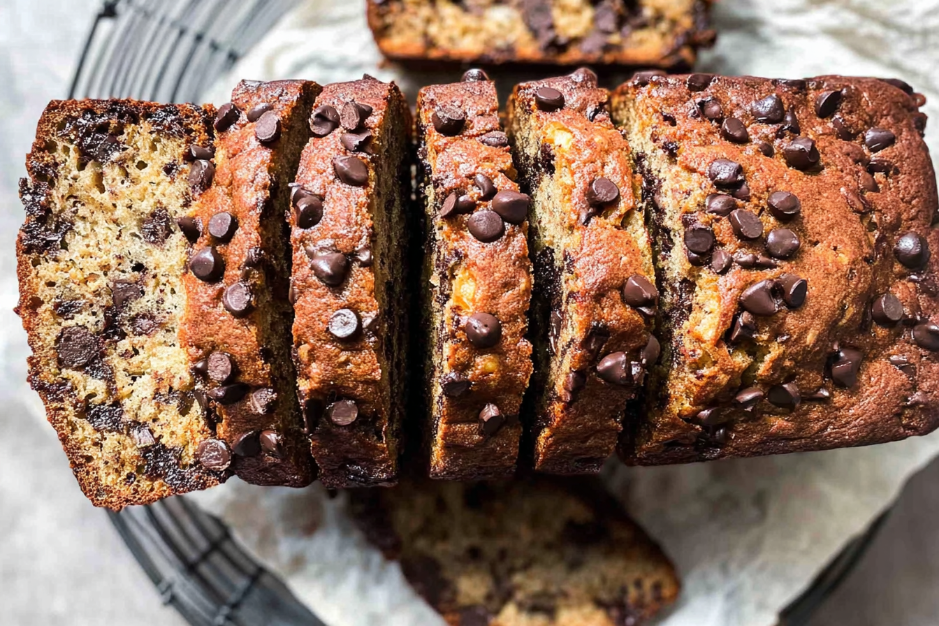 Chocolate Chip Banana Bread Recipe With Moist, Sweet Flavor 6 Chocolate Chip Banana Bread