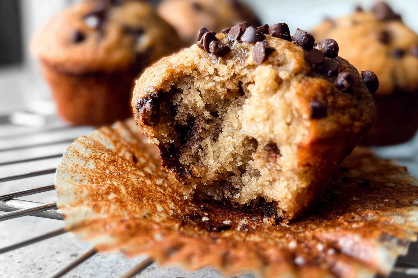 Chocolate Chunk Muffins Recipe With Gooey Melting Pieces 6 Chocolate Chunk Muffins