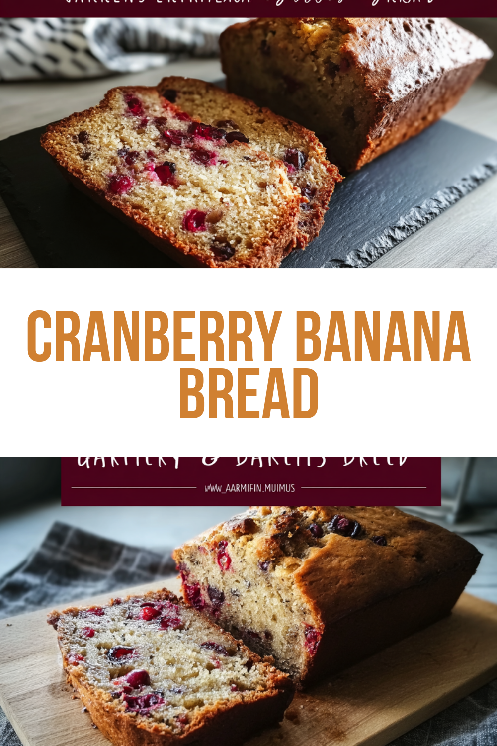 Cranberry Banana Bread Recipe With Moist Texture And Fruity Flavor 7 Cranberry Banana Bread