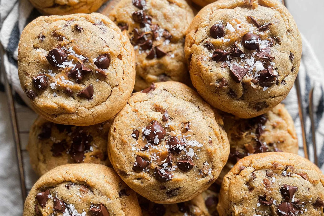 Flourless Chocolate Chip Cookies