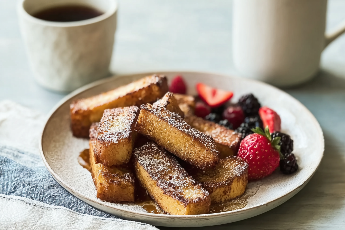 Cinnamon French Toast Sticks Recipe For Crispy, Flavorful Breakfast Treats 6 French Toast Sticks