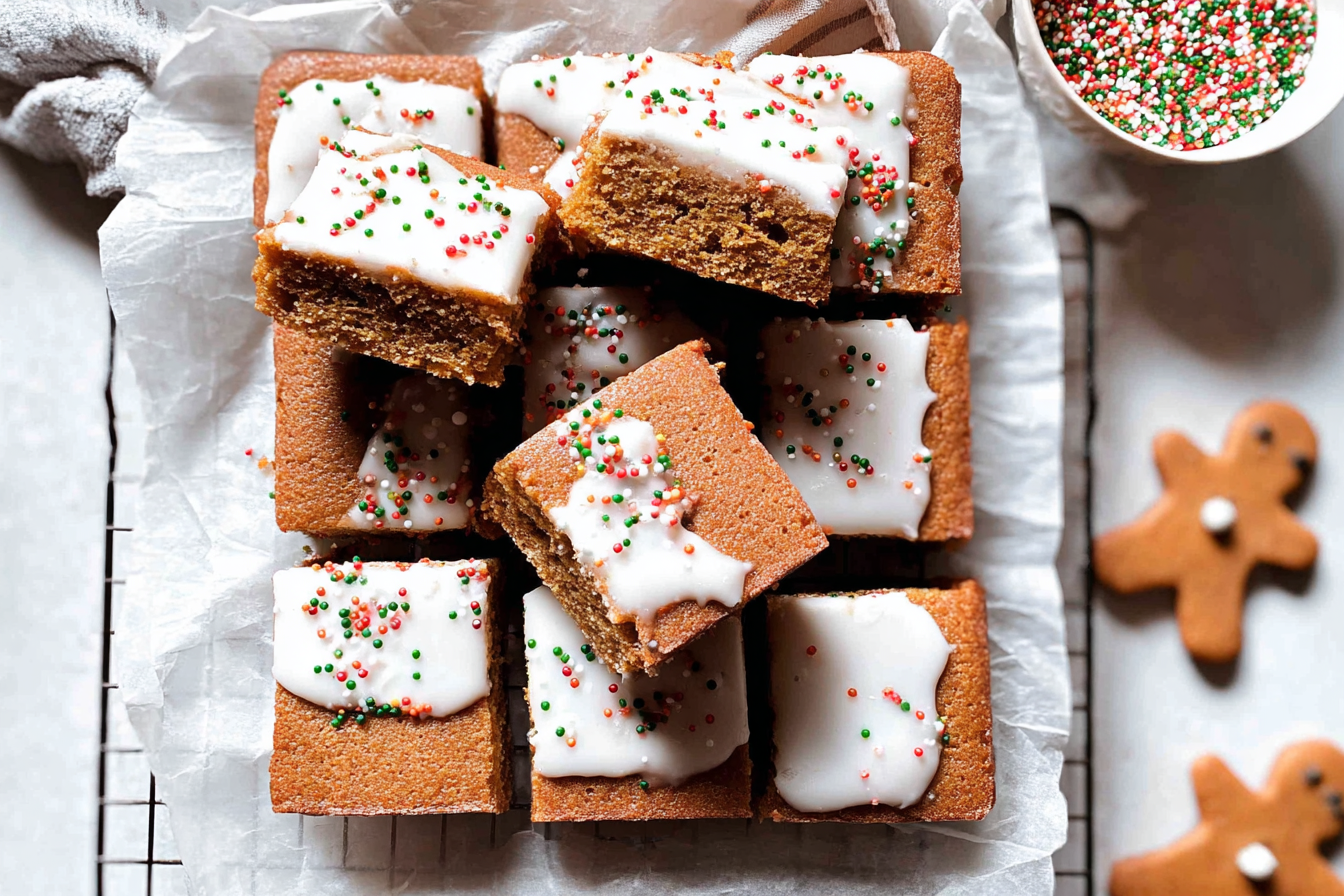 Gingerbread Cookie Bars Recipe For Soft And Spiced Holiday Treats 6 Gingerbread Cookie Bars