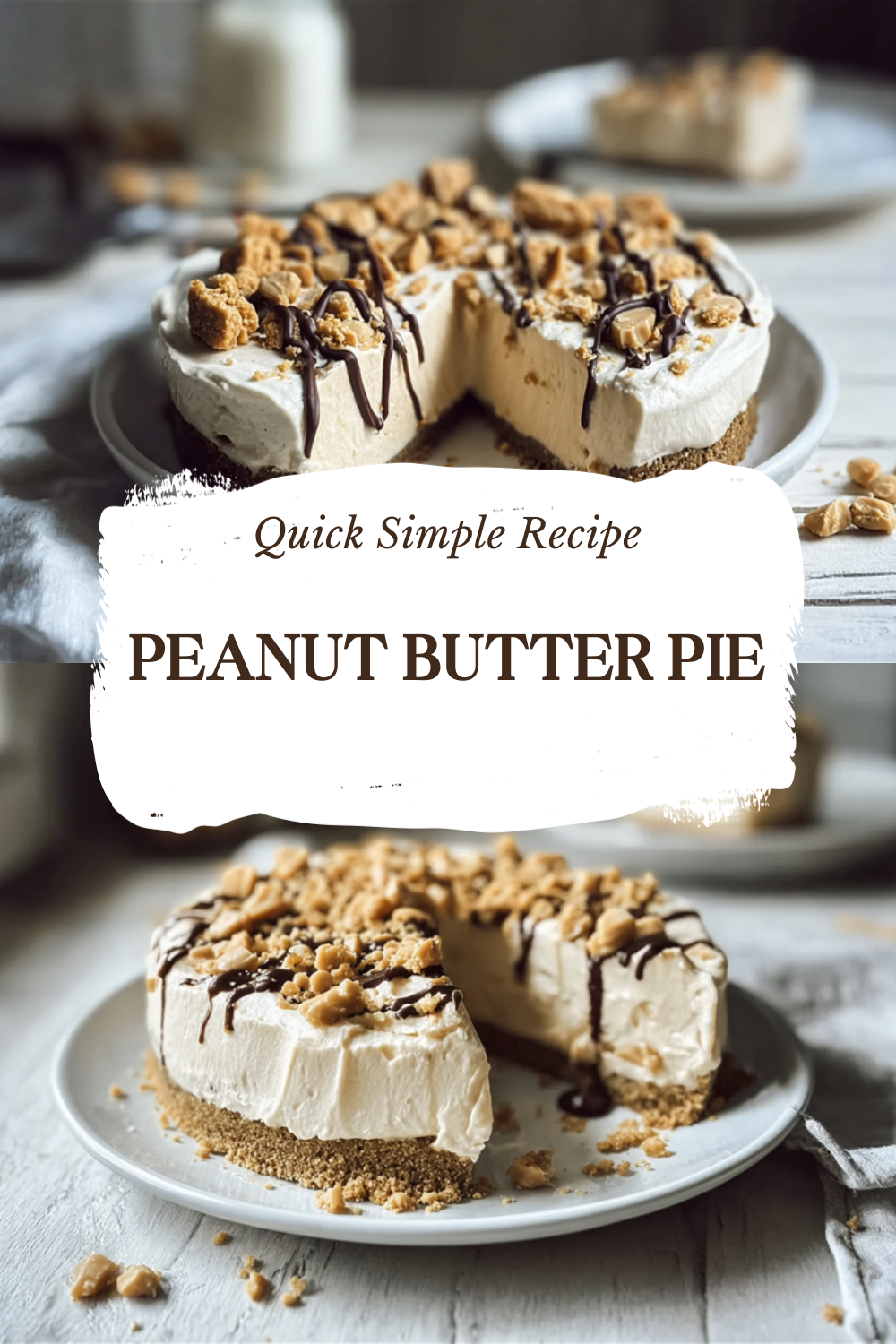 Chocolate Peanut Butter Pie Recipe With Creamy And Crunchy Layers 7 Peanut Butter Pie