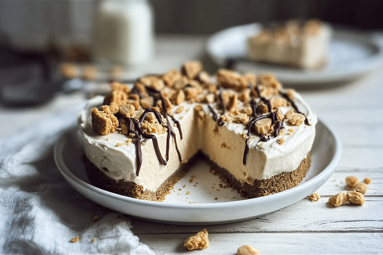 Chocolate Peanut Butter Pie Recipe With Creamy And Crunchy Layers 6 Peanut Butter Pie