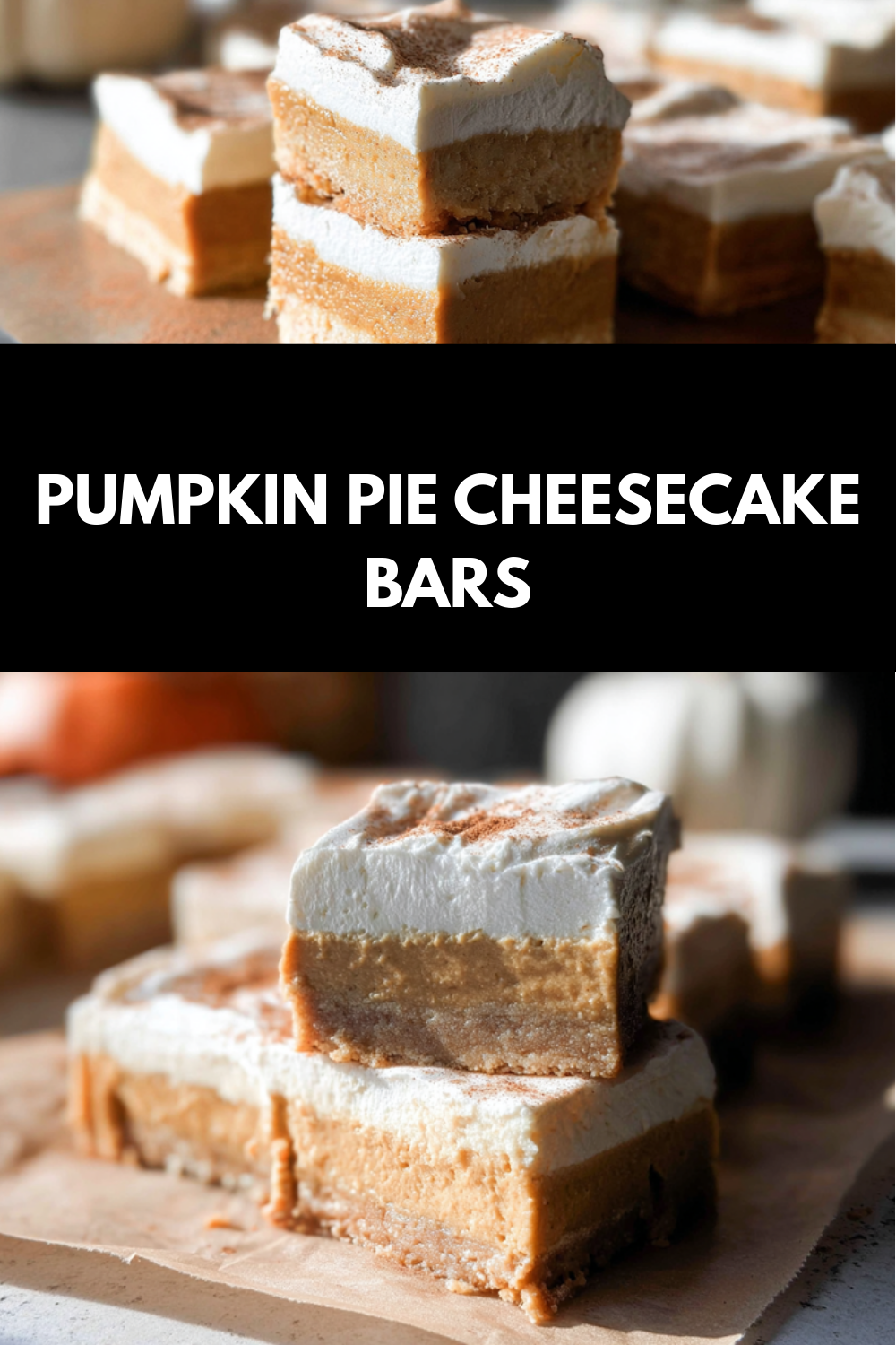 Pumpkin Cheesecake Bars Recipe With Creamy Spiced Filling 7 Pumpkin Pie Cheesecake Bars
