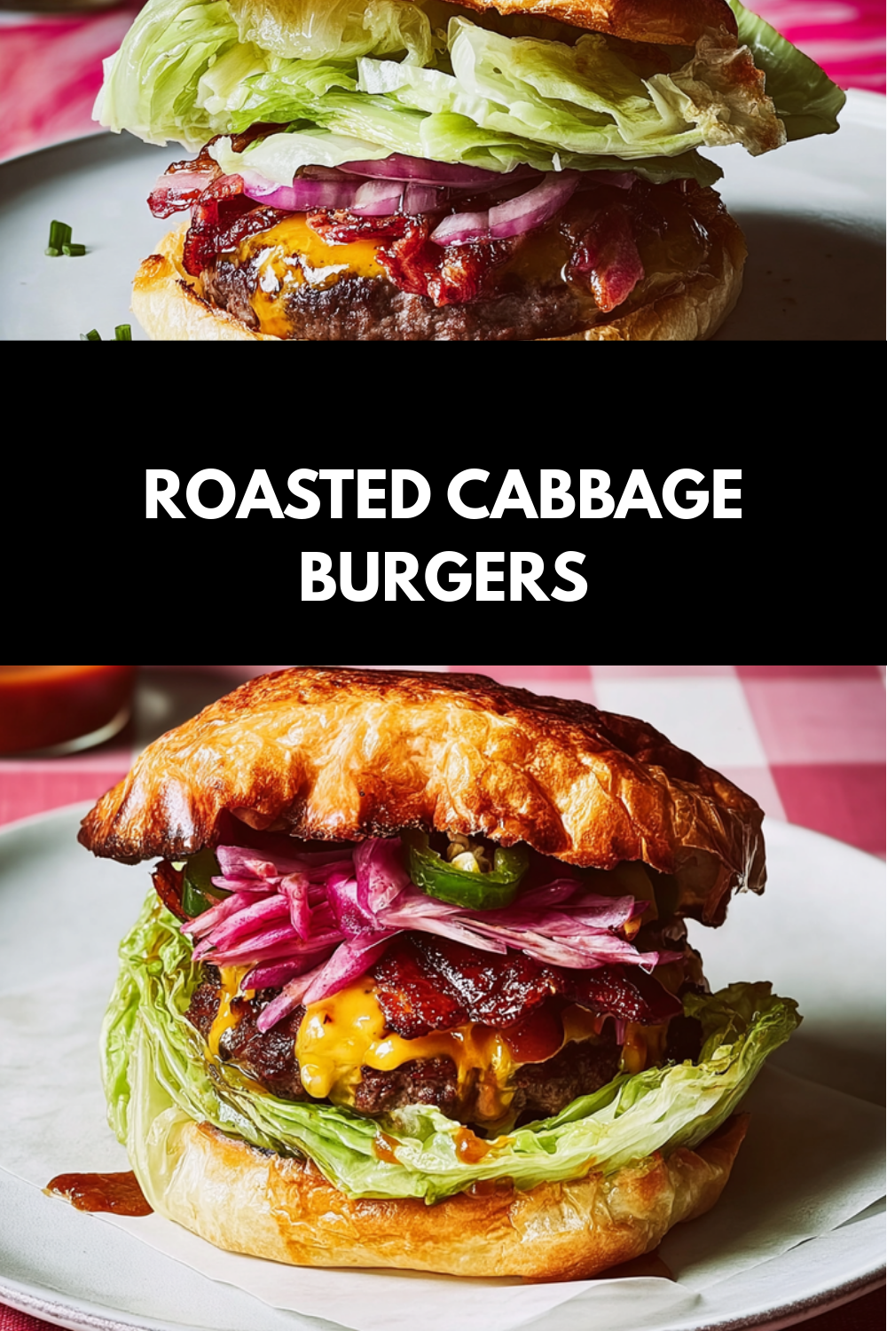 Roasted Cabbage Burgers