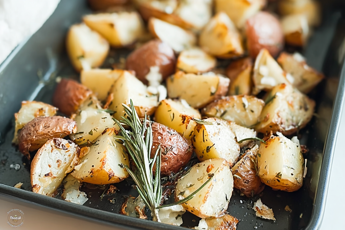 Rosemary Roasted Potatoes With Crispy Golden Edges And Garlic Flavor 7 Rosemary Roasted Potatoes