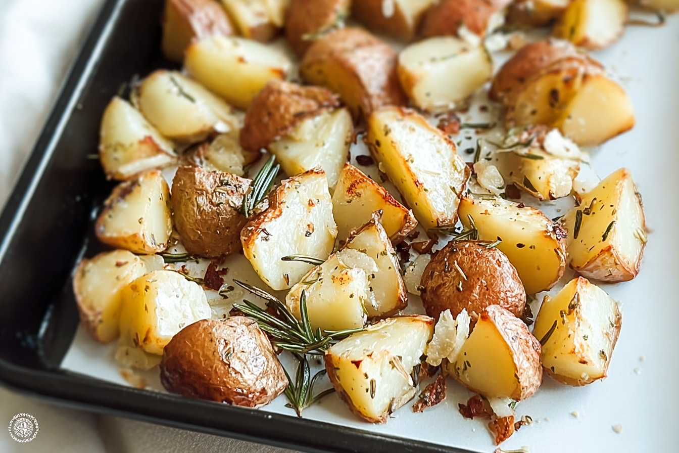 Rosemary Roasted Potatoes With Crispy Golden Edges And Garlic Flavor 6 Rosemary Roasted Potatoes