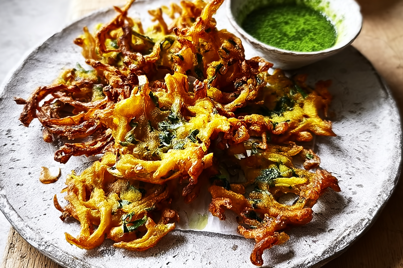Spring Onion Bhajis