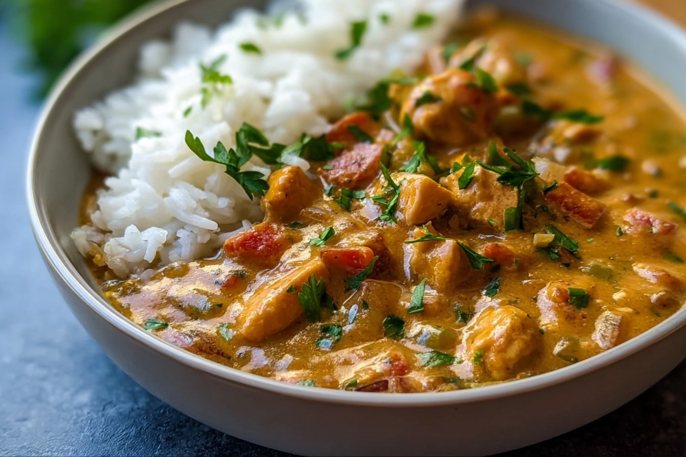 Authentic Chicken Etouffee