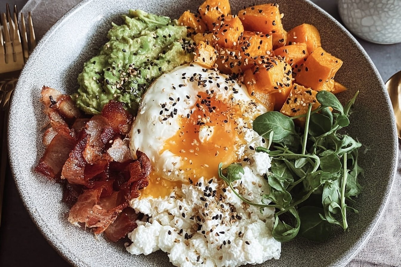 Healthy Breakfast Bowls With Easy Eggs 6 Brekky Bowl