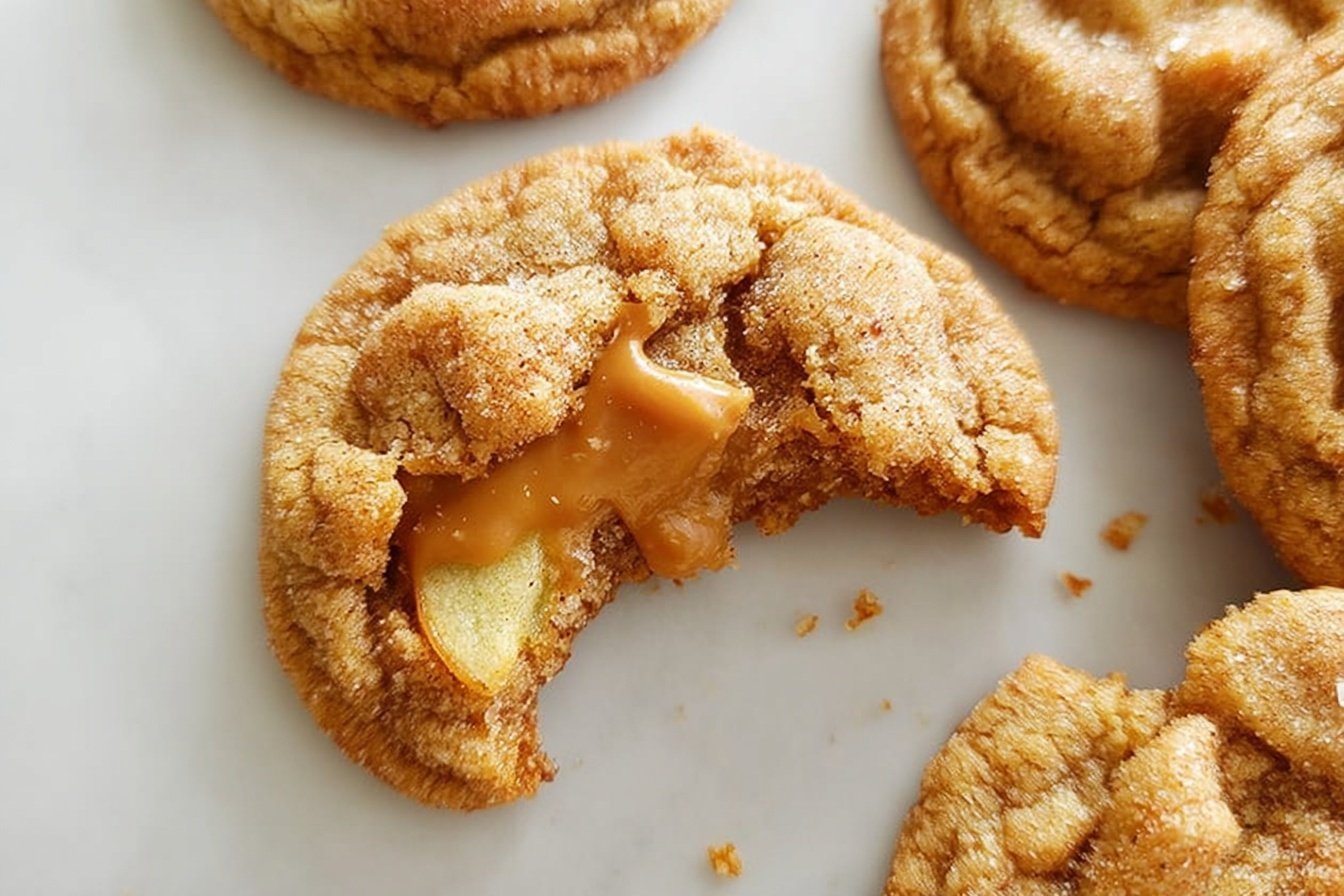 Caramel Apple Cookies Soft Chewy Fall Recipe 6 Caramel Apple Cookies
