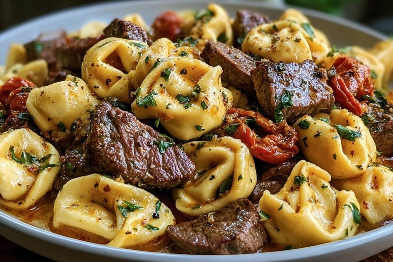 One Pan Cowboy Butter Steak Bites Tortellini 6 Cowboy Butter Tortellini Steak Bites