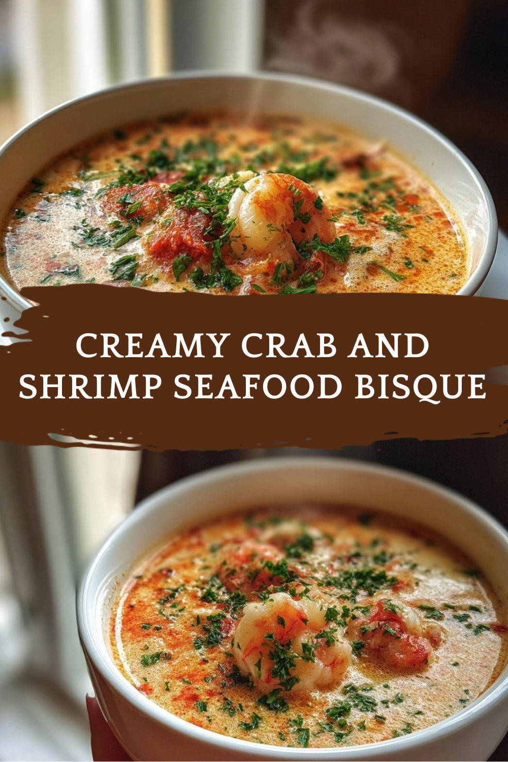 Creamy Crab And Shrimp Seafood Bisque