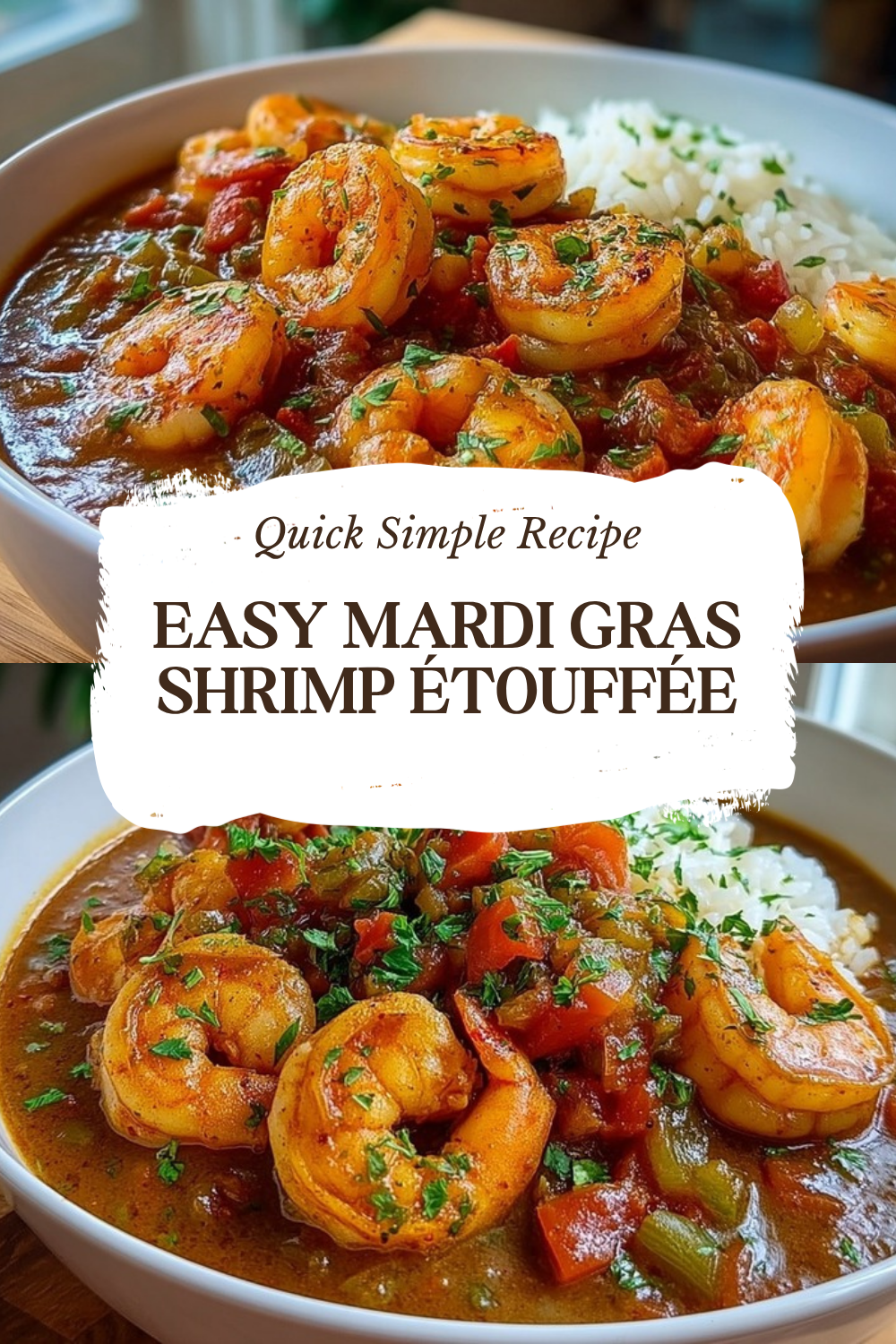 Cajun Shrimp Étouffée Ready In Just 30 Minutes 7 Easy Mardi Gras Shrimp Étouffée