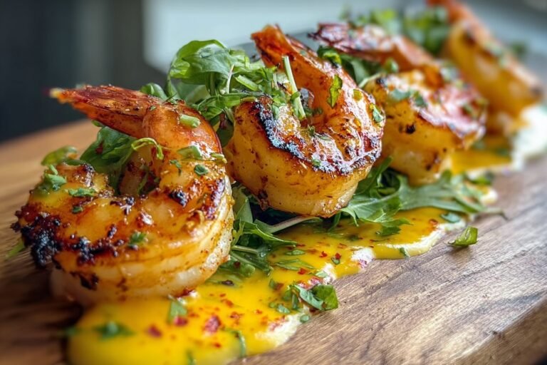 Grilled Shrimp With Spicy Mango Lime Coulis 59.Png