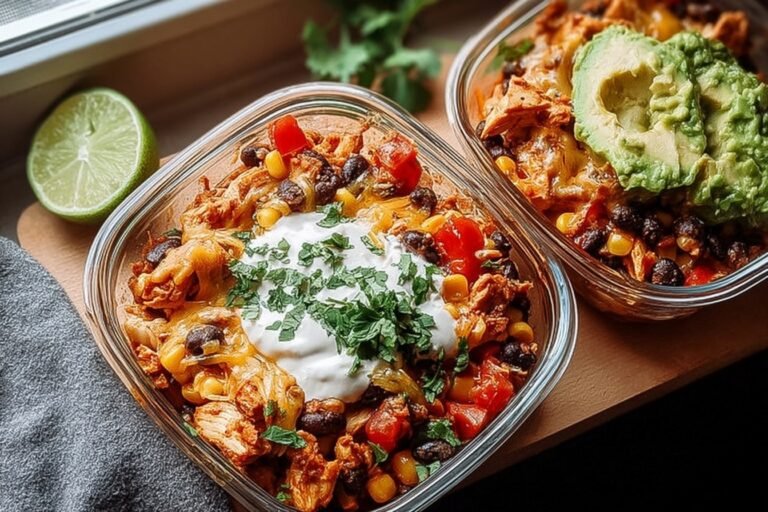 High Protein Chicken Cottage Cheese Enchilada Bowls 57.Png