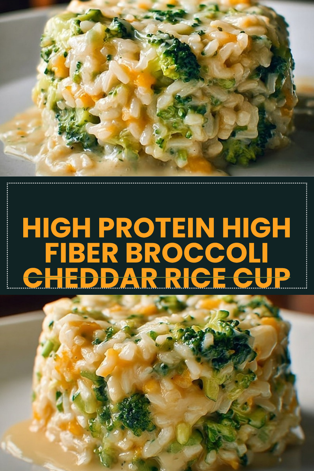 High Protein High Fiber Broccoli Cheddar Rice Cup