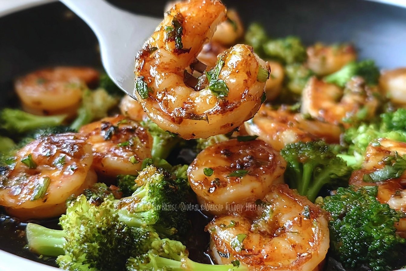 Honey Garlic Butter Shrimp With Broccoli 6 Honey Garlic Butter Shrimp And Broccoli