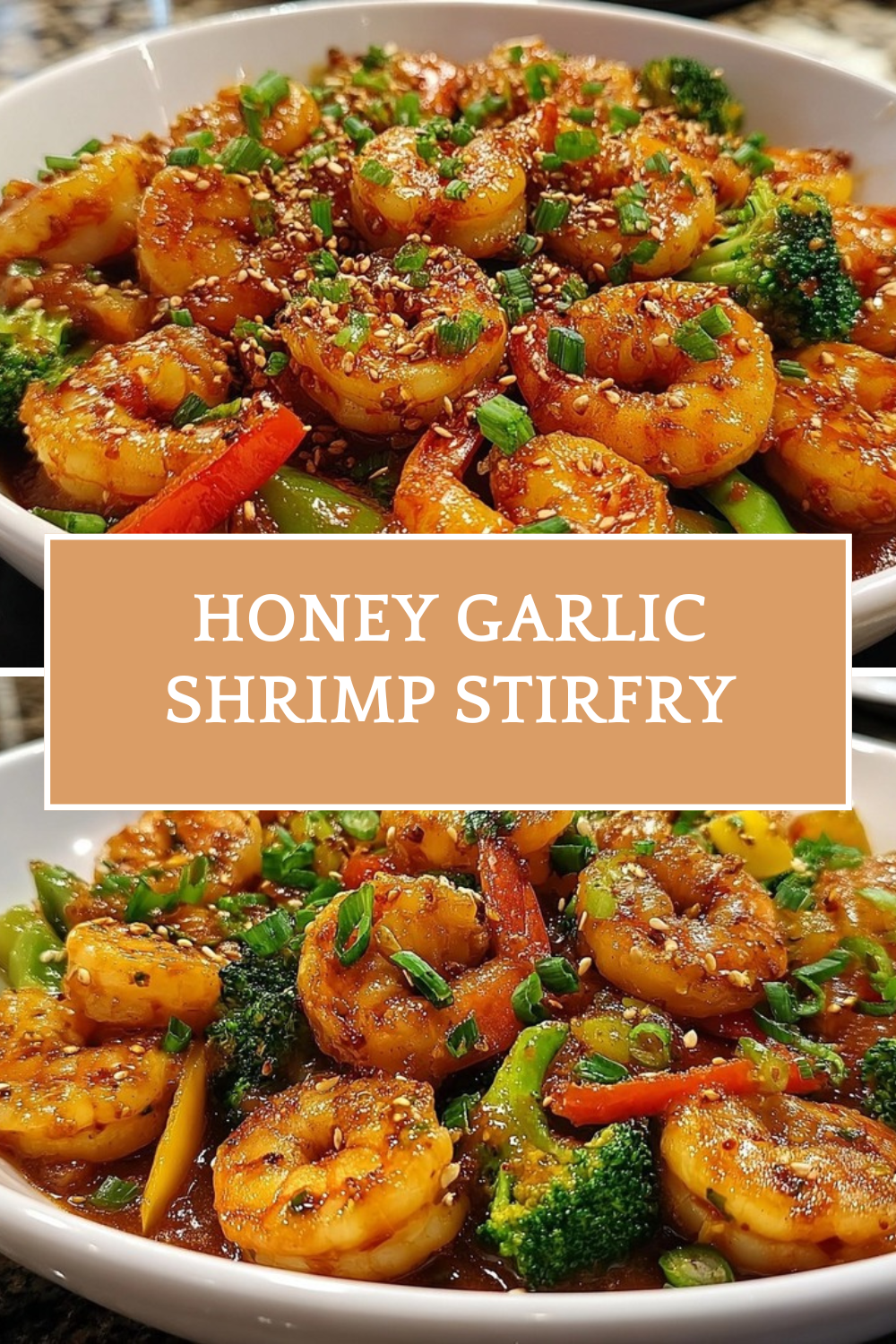 Honey Garlic Shrimp Stirfry