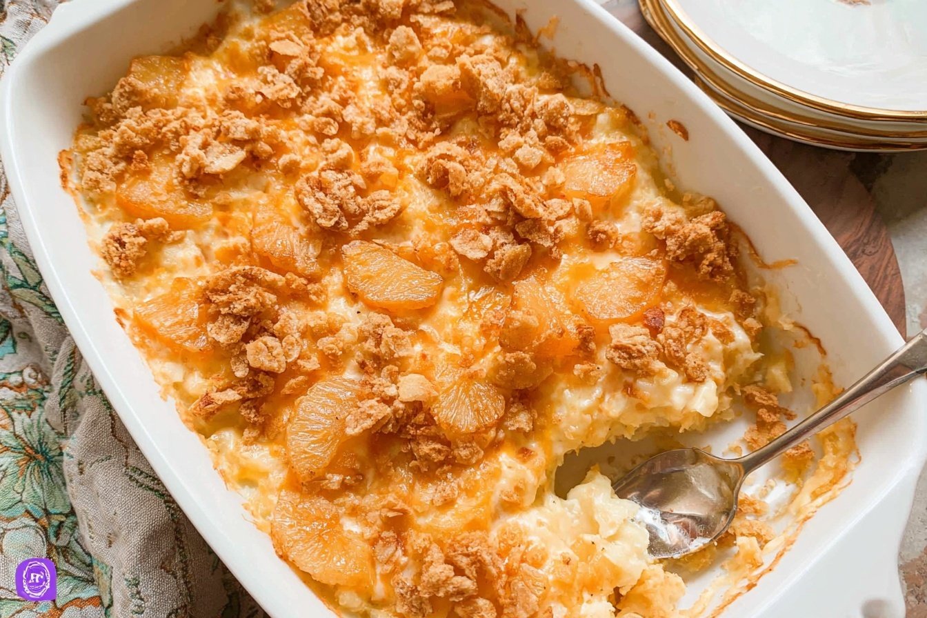 Southern Pineapple Casserole Easy Recipe 6 Pineapple Casserole