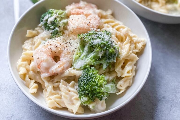 Shrimp Alfredo Pasta With Broccoli Recipe 19.Png