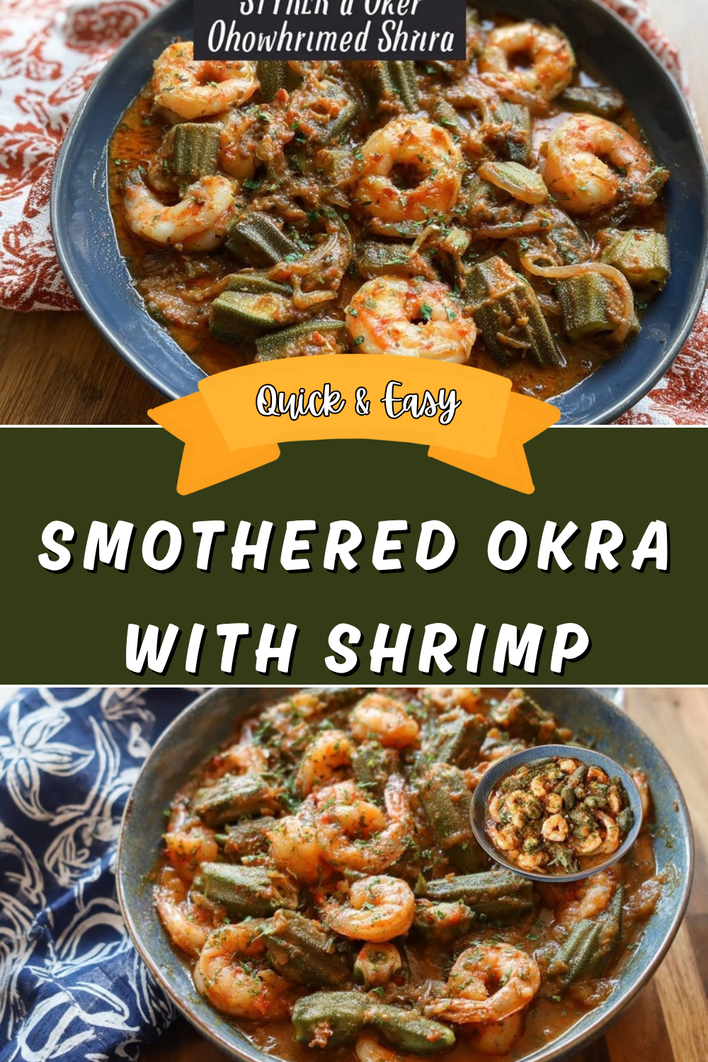 Smothered Okra And Shrimp Recipe 7 Smothered Okra With Shrimp