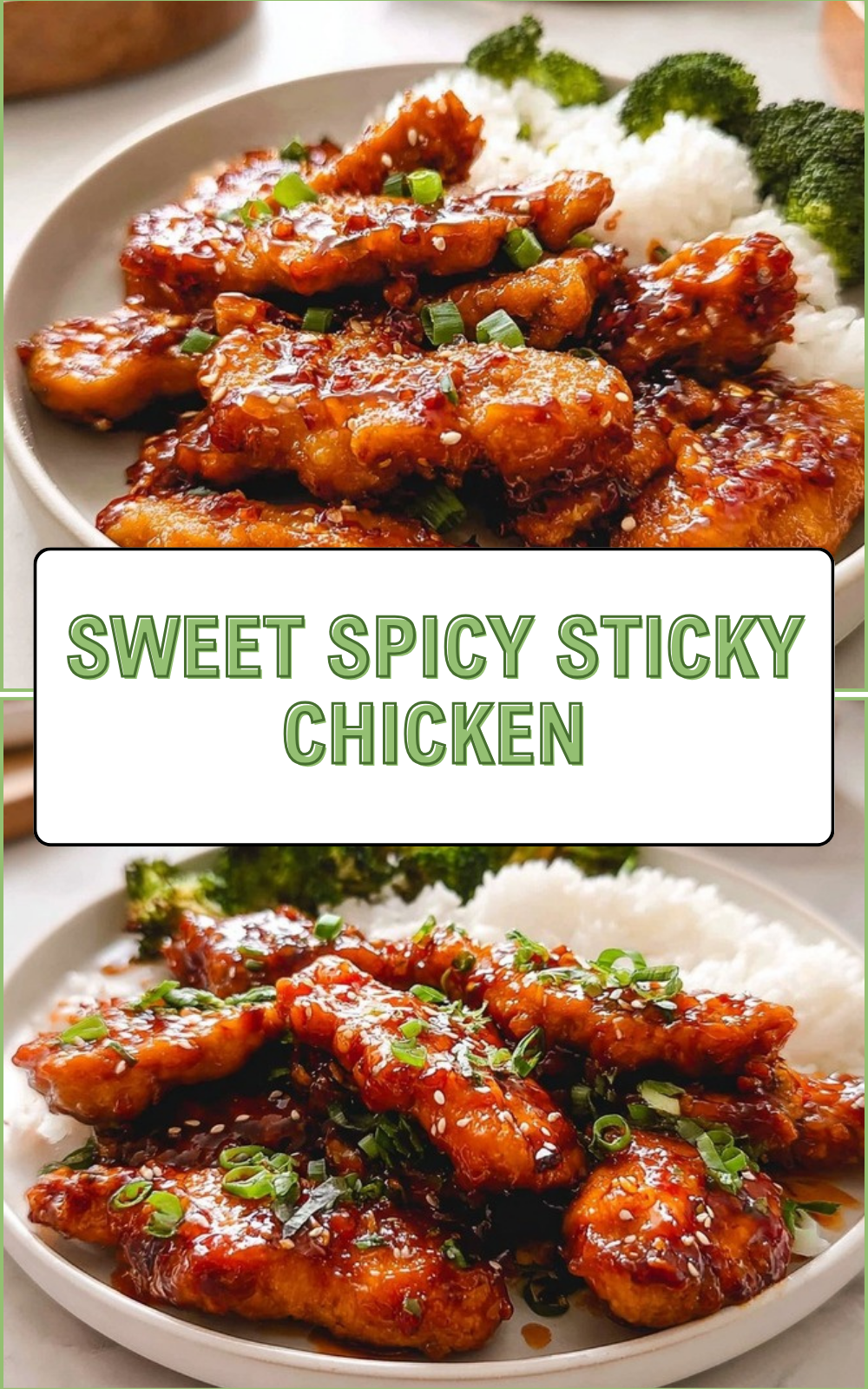 Sweet Spicy Sticky Chicken